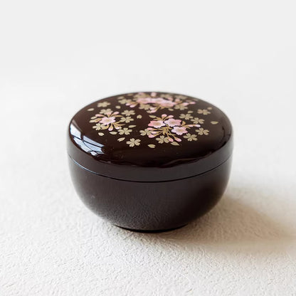 Boîte laquée sakura Yamanaka