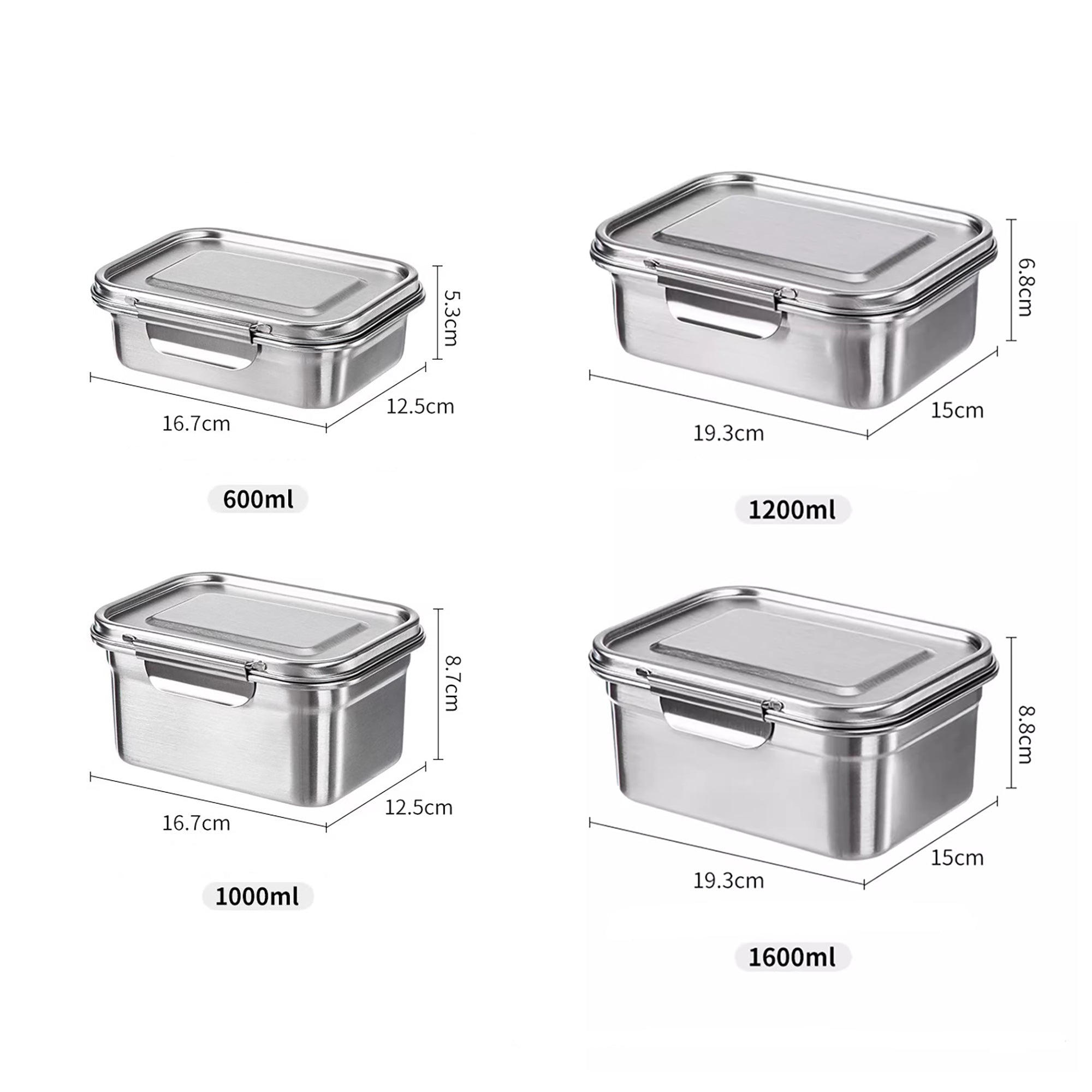 Boîte alimentaire SHIMOYAMA en inox