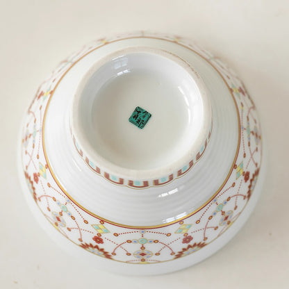 Bol Kutani-yaki motifs porte-bonheur