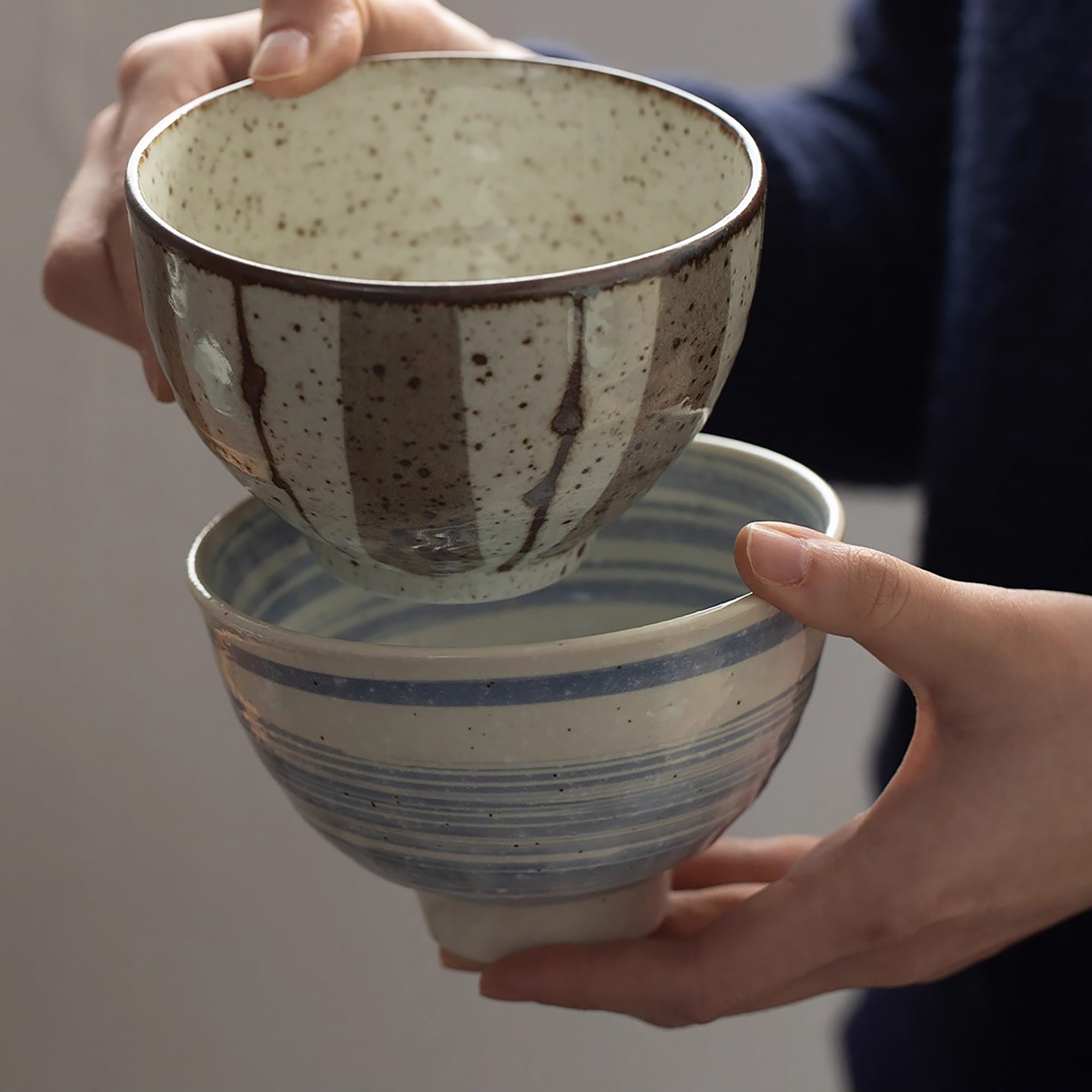 Bol en céramique Mino-yaki style minimaliste japonais