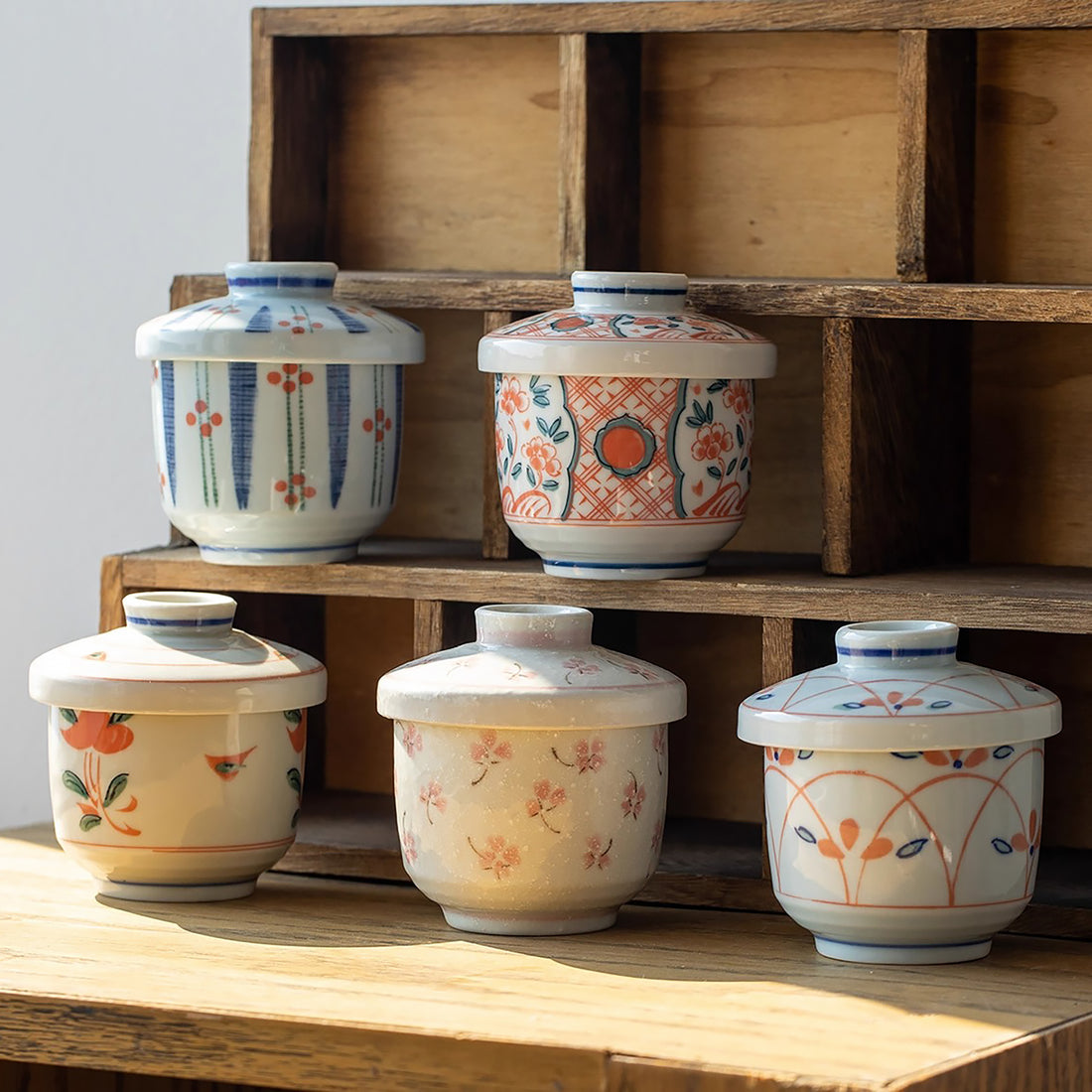 Bol à chawanmushi en céramique de Minoyaki