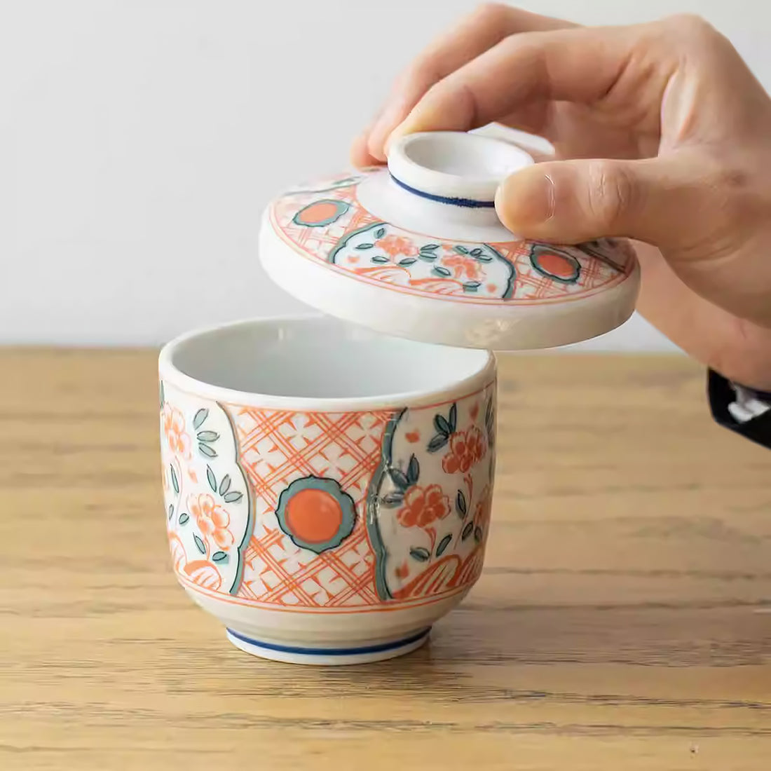 Bol à chawanmushi en céramique de Minoyaki