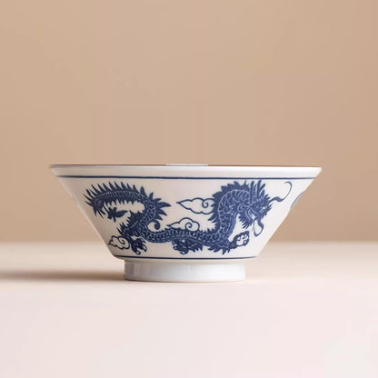 Bol à ramen japonais Minoyaki motif dragon