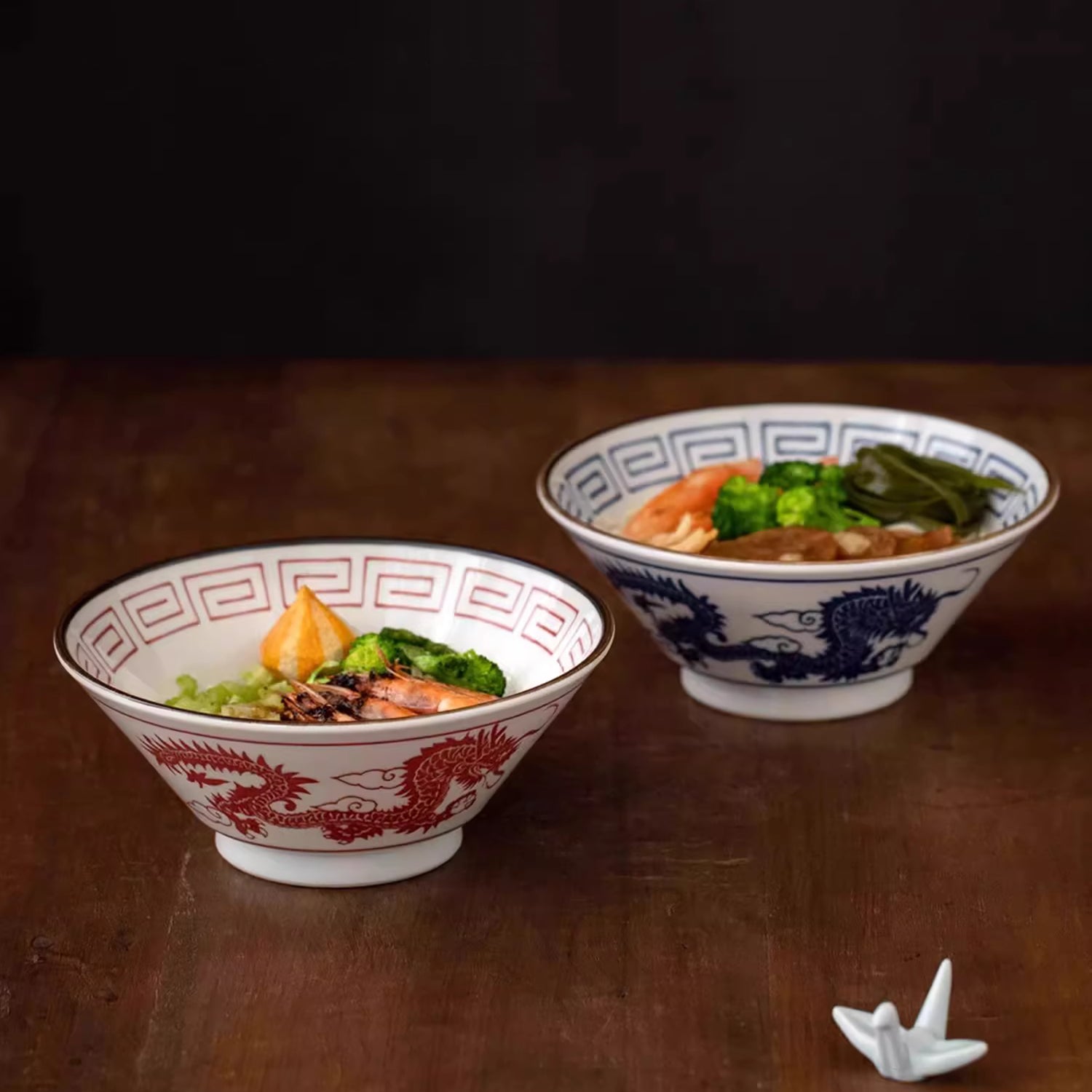 Bol à ramen japonais Minoyaki motif dragon