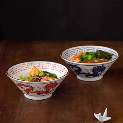 Bol à ramen japonais Minoyaki motif dragon