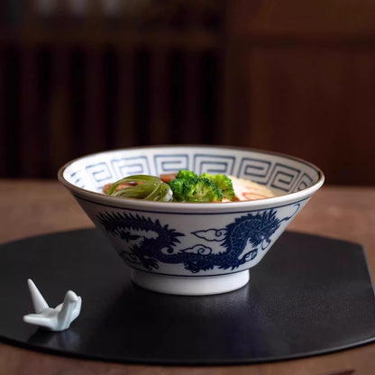 Bol à ramen japonais Minoyaki motif dragon