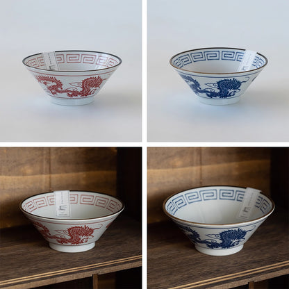 Bol à ramen japonais Minoyaki motif dragon