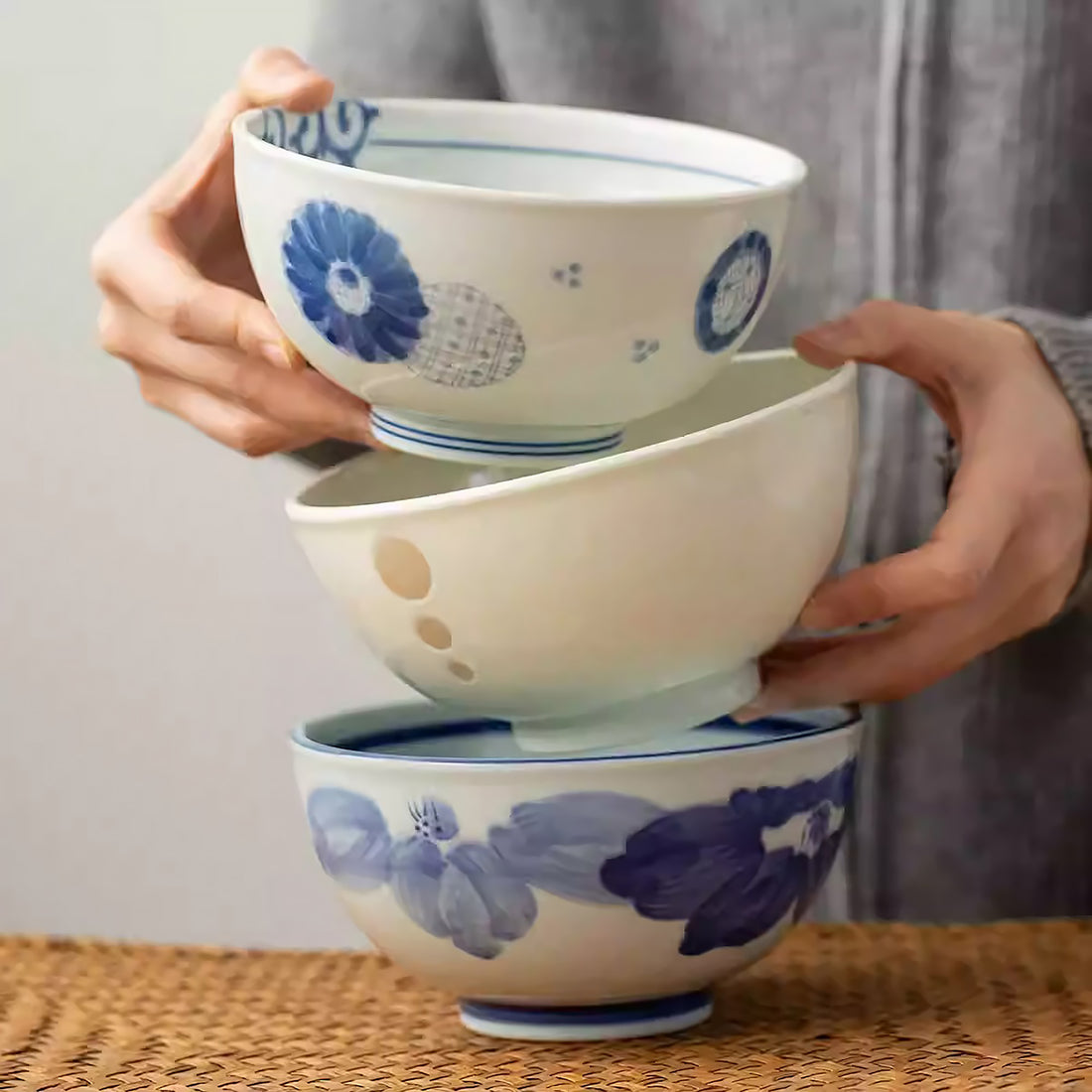 Bol à ramen en céramique Minoyaki
