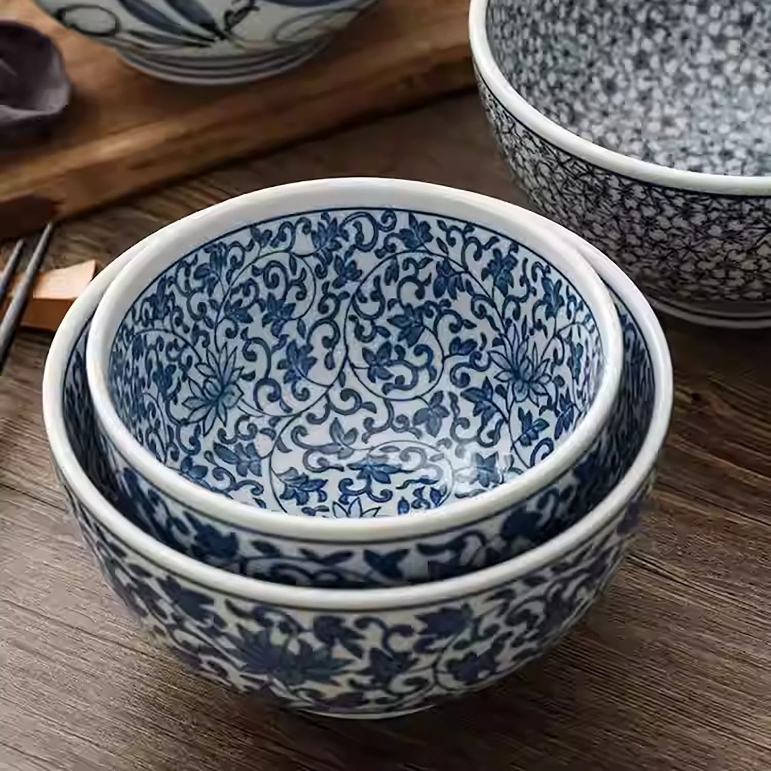 Traditional Japanese bowls