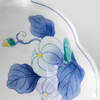 Bol profond Arita motif fleur de gourde