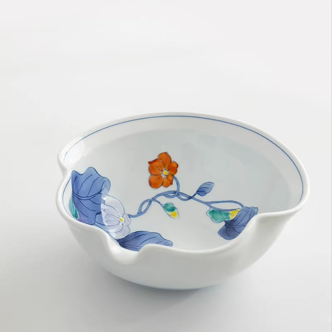 Bol profond Arita motif fleur de gourde
