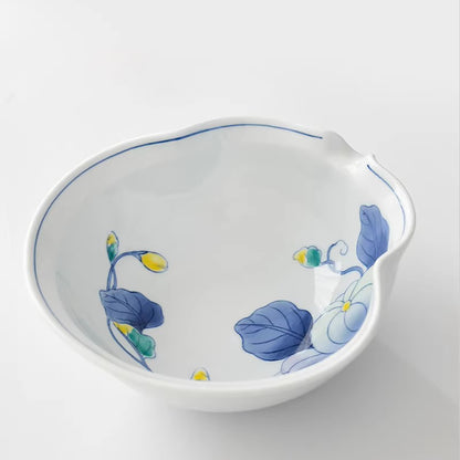 Bol profond Arita motif fleur de gourde
