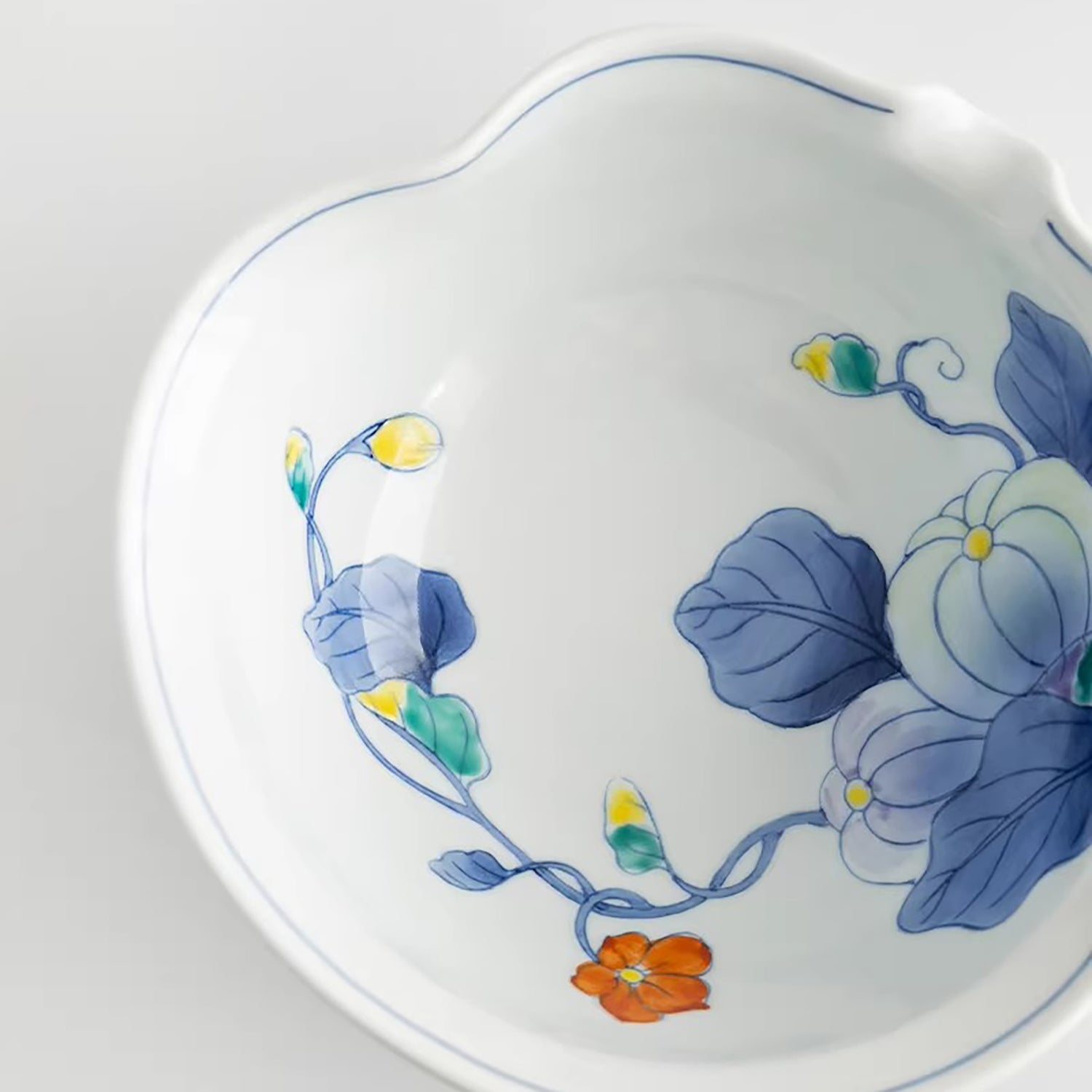 Bol profond Arita motif fleur de gourde