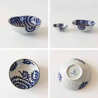 Bol Minoyaki motif Tako Karakusa