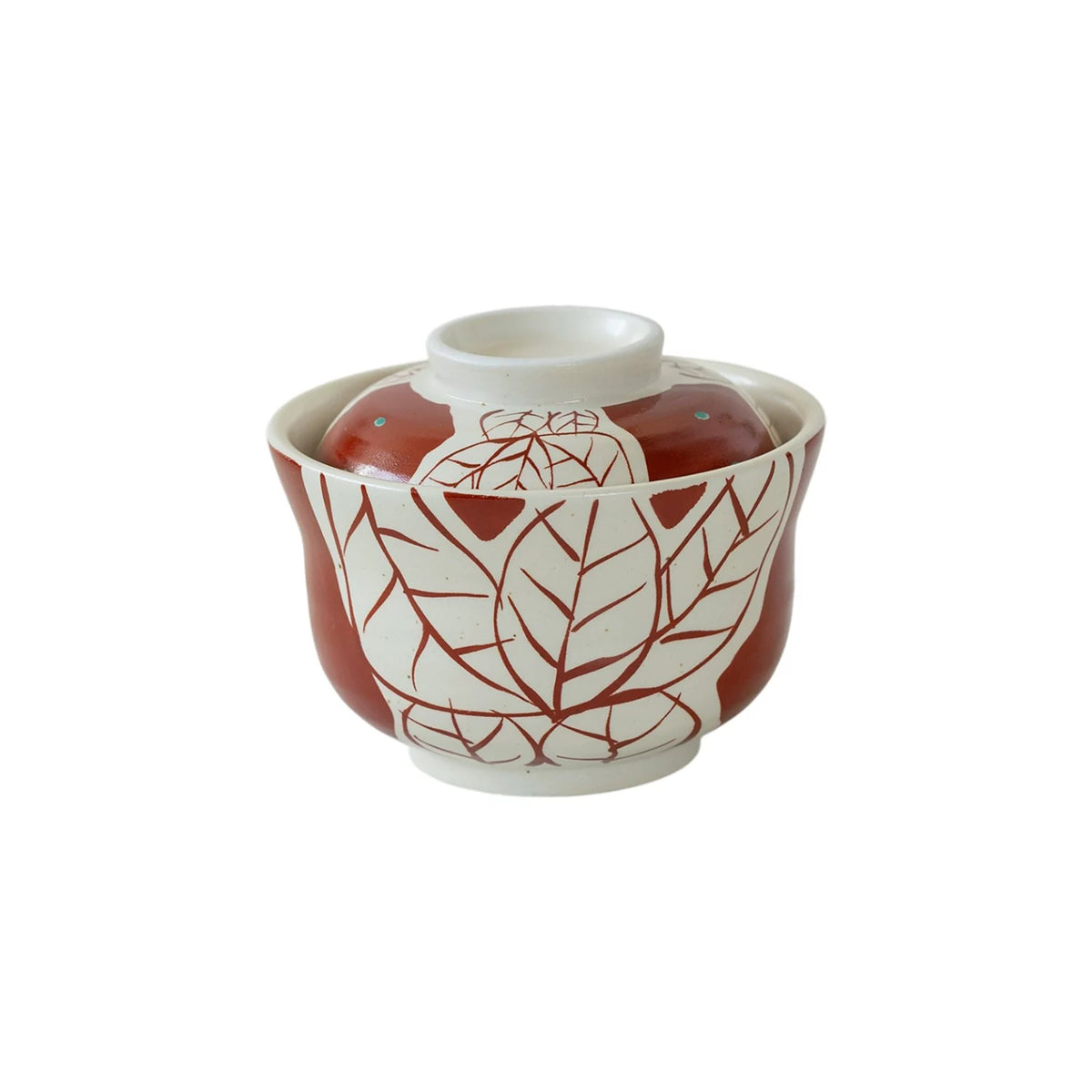 Bol à chawanmushi Setoyaki à décor Aka-e