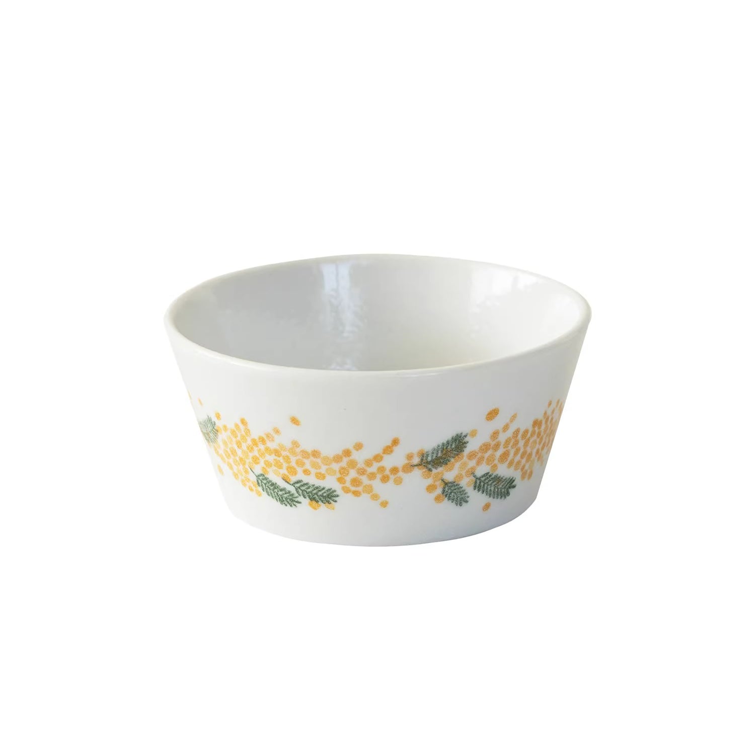 Bol Minoyaki en céramique motif fleurs et oiseaux