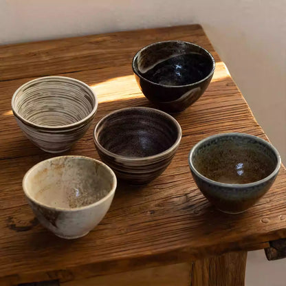 Bol Minoyaki en grès style minimaliste japonais