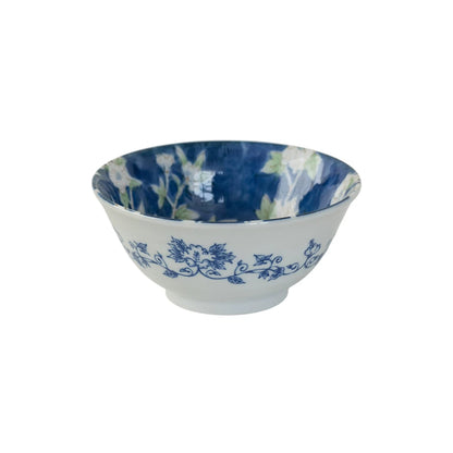 Bol Mino-yaki à motifs de fleurs d&
