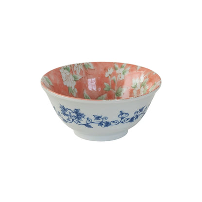 Bol Mino-yaki à motifs de fleurs d&