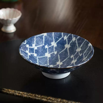 Bol à ramen Arita-yaki sous émail style kasa