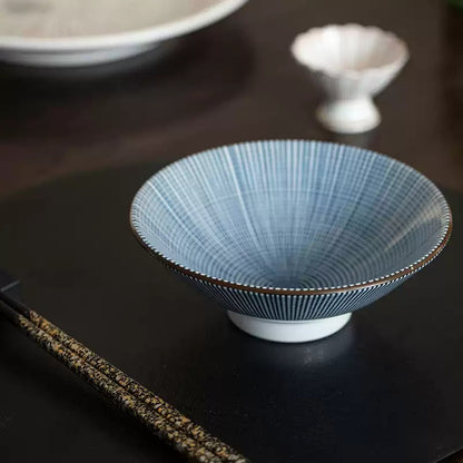 Bol à ramen Arita-yaki sous émail style kasa