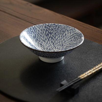 Bol à ramen Arita-yaki sous émail style kasa