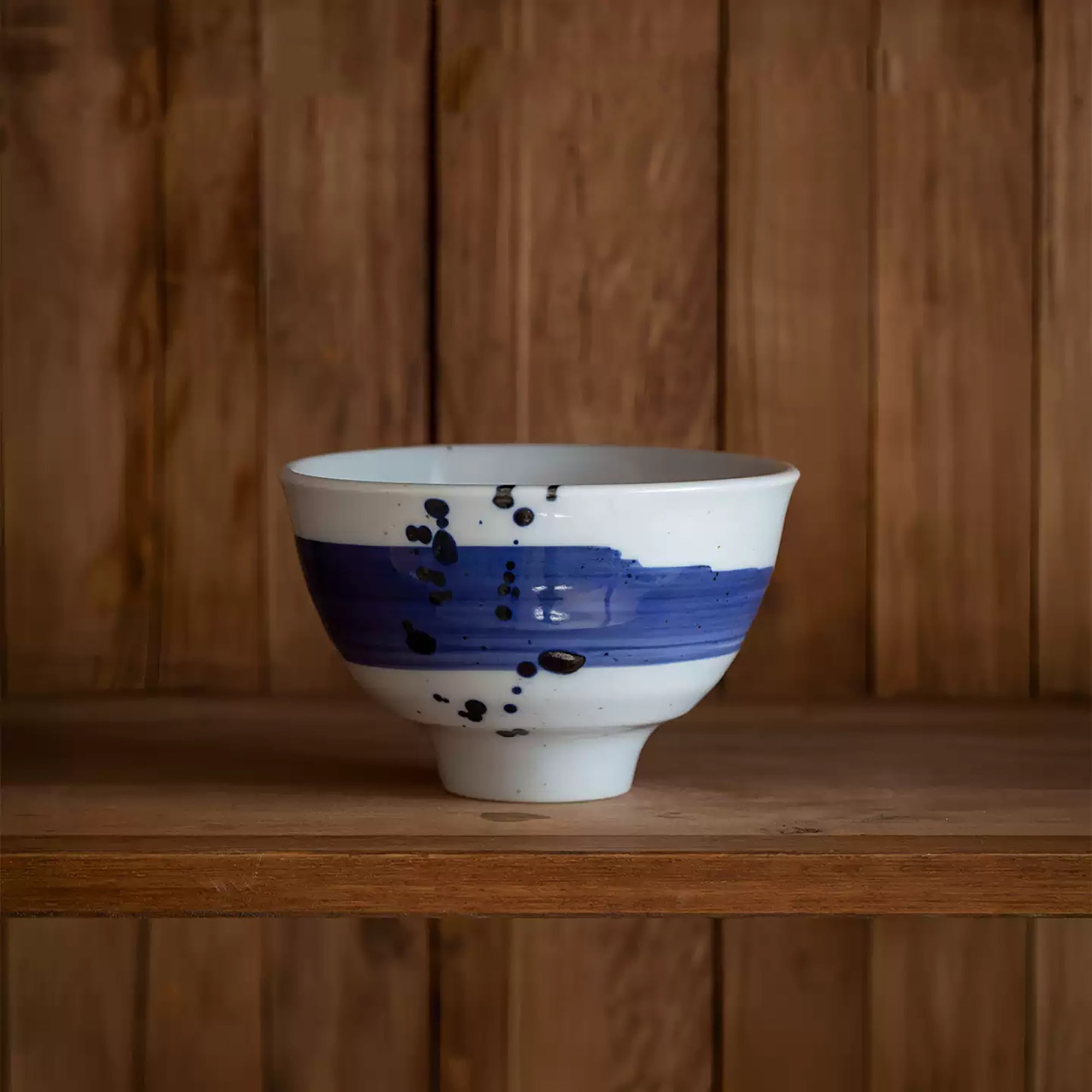 Bol japonais Hatsuichi décor soufflé sumi-e en porcelaine