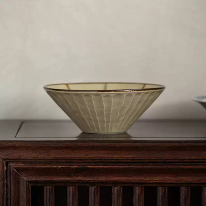 Bol à ramen Minoyaki vintage forme conique évasée