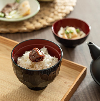 Bol à soupe Style laqué Yamanaka avec couvercle 