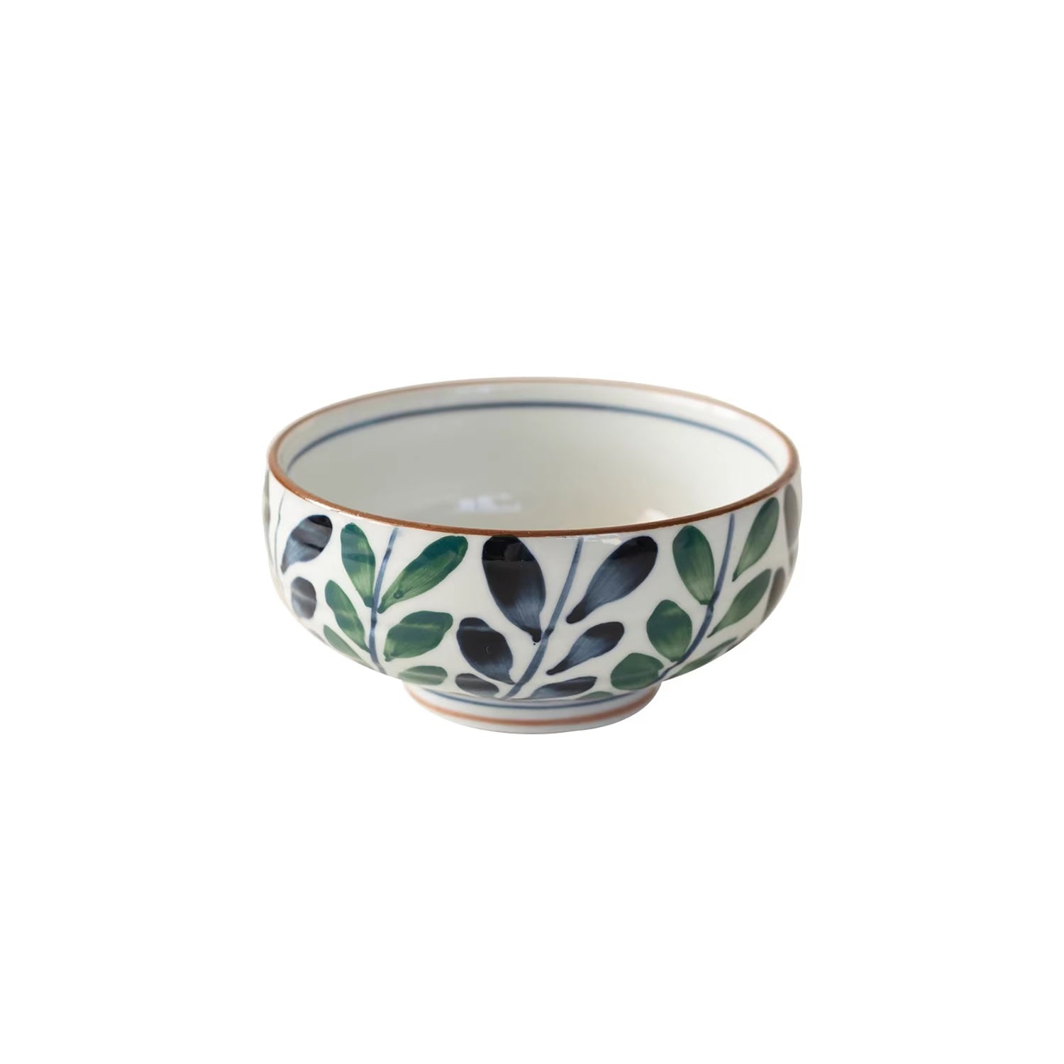 Set de bols ronds Aritayaki bleu et rouge
