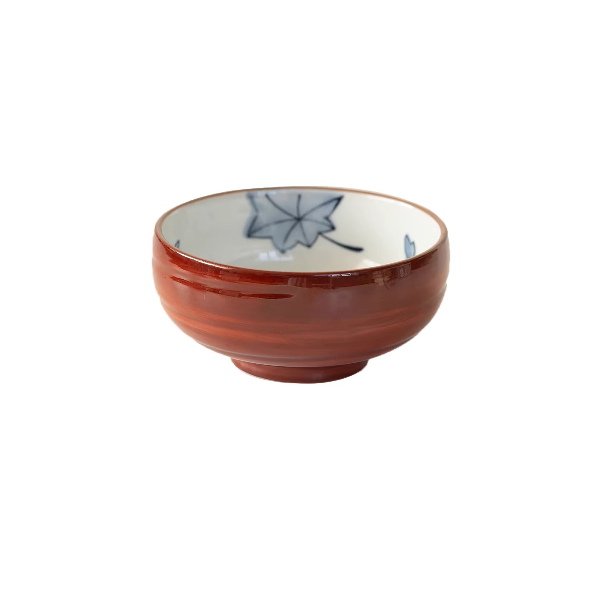 Set de bols ronds Aritayaki bleu et rouge
