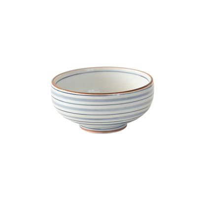 Set de bols ronds Aritayaki bleu et rouge