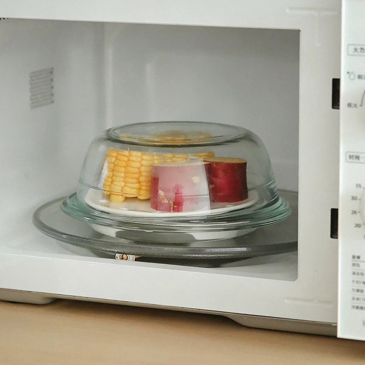 Bol vapeur en verre pour micro-ondes Shimoyama