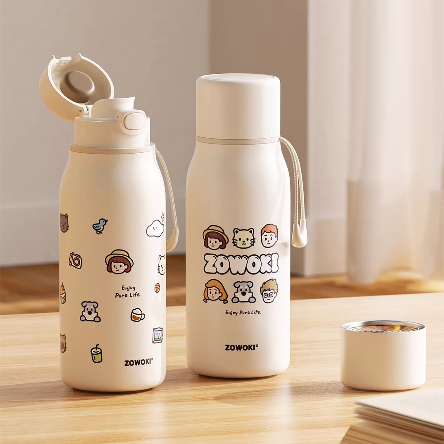 Bouteille isotherme inox avec filtre intégré