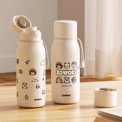 Bouteille isotherme inox avec filtre intégré