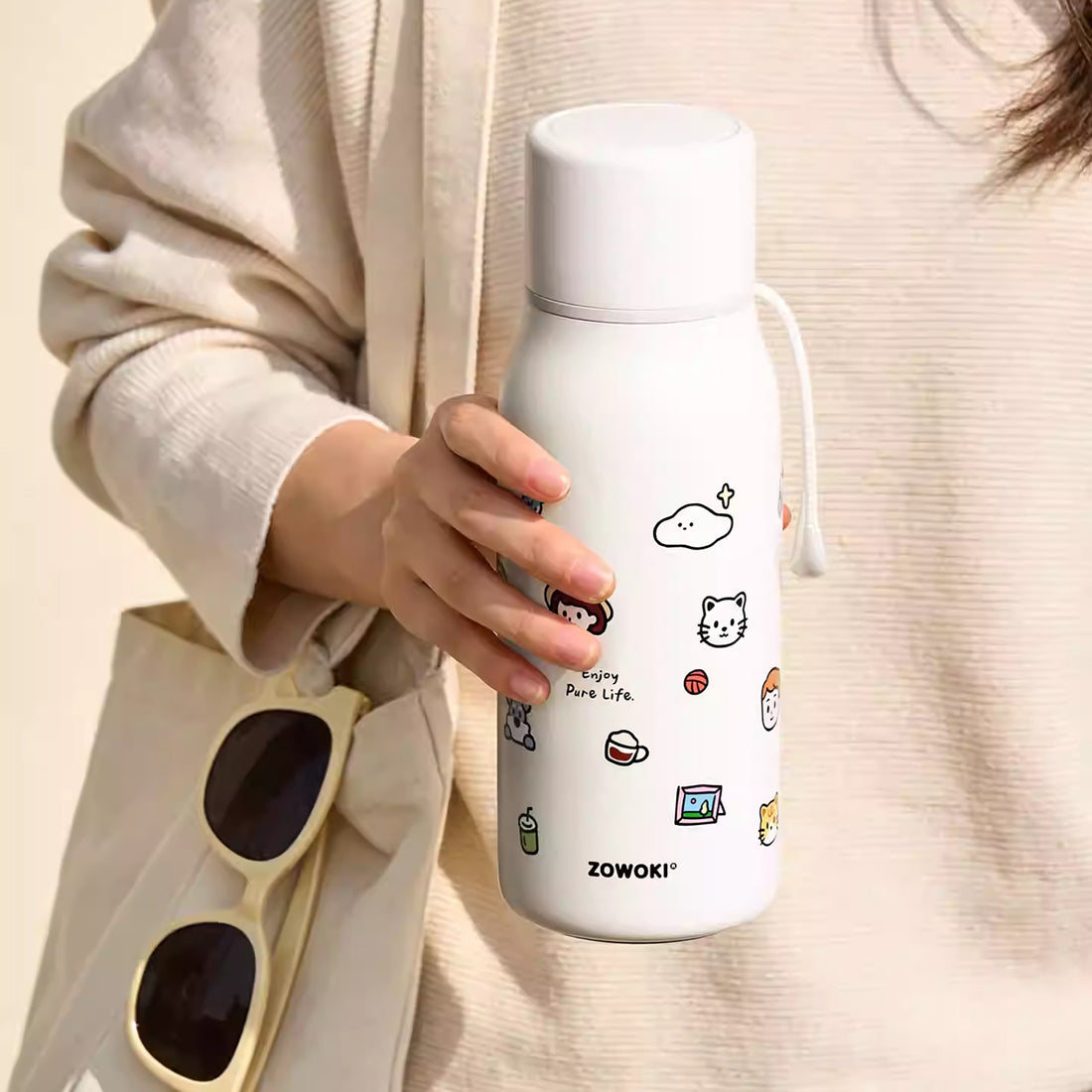 Bouteille isotherme inox avec filtre intégré