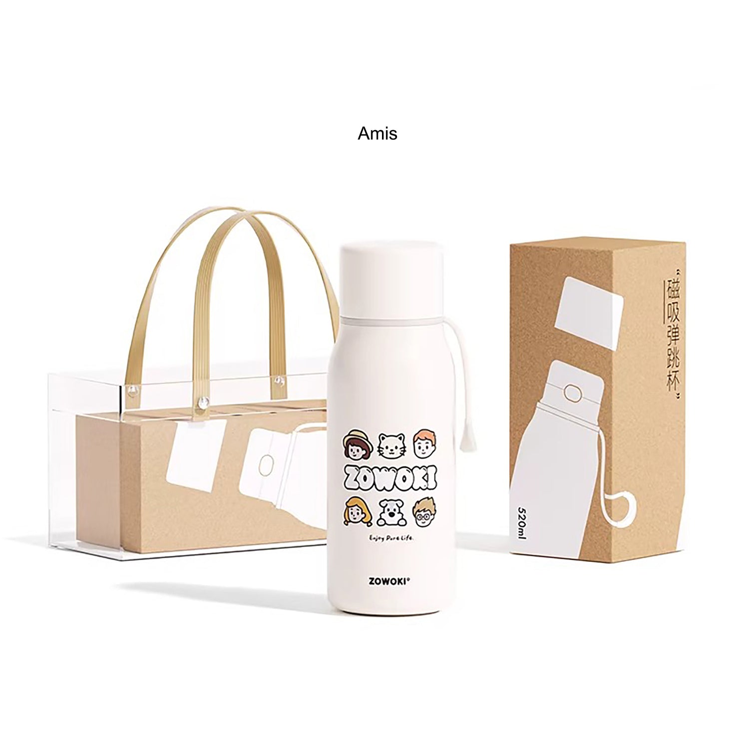 Bouteille isotherme inox avec filtre intégré