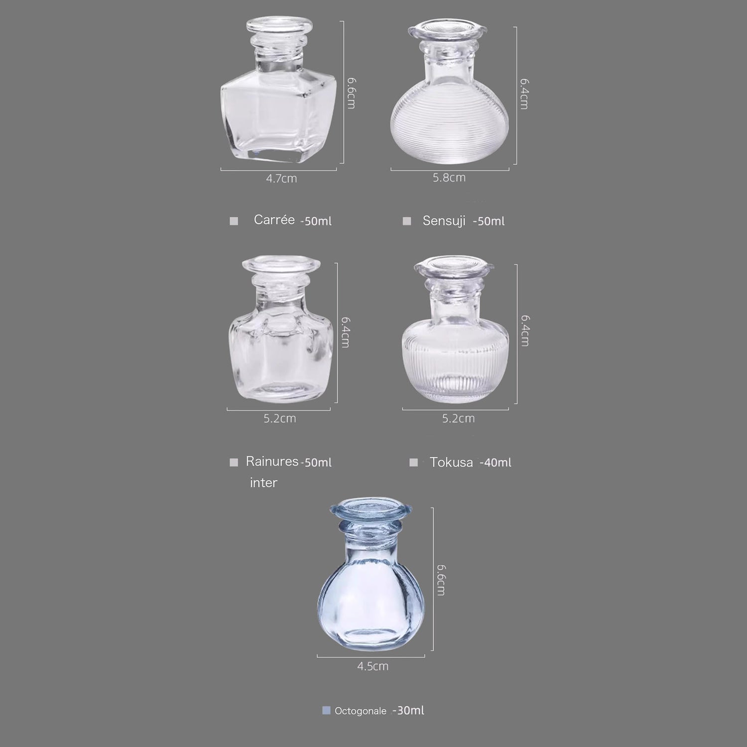 Bouteille à sauce en verre « Ko-chu » de Hirota Glass