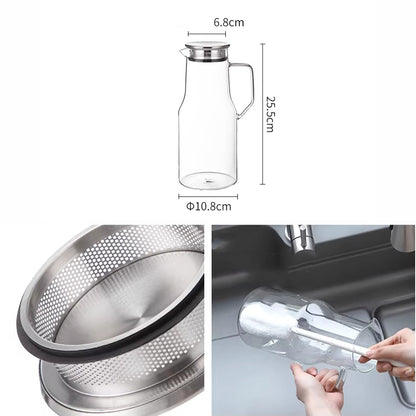 Carafe théière en verre grande capacité Shimoyama