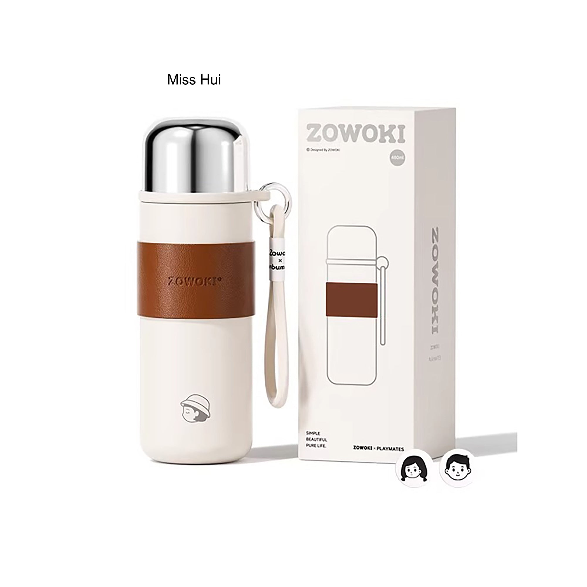 Bouteille isotherme 316 inox avec filtre intégré