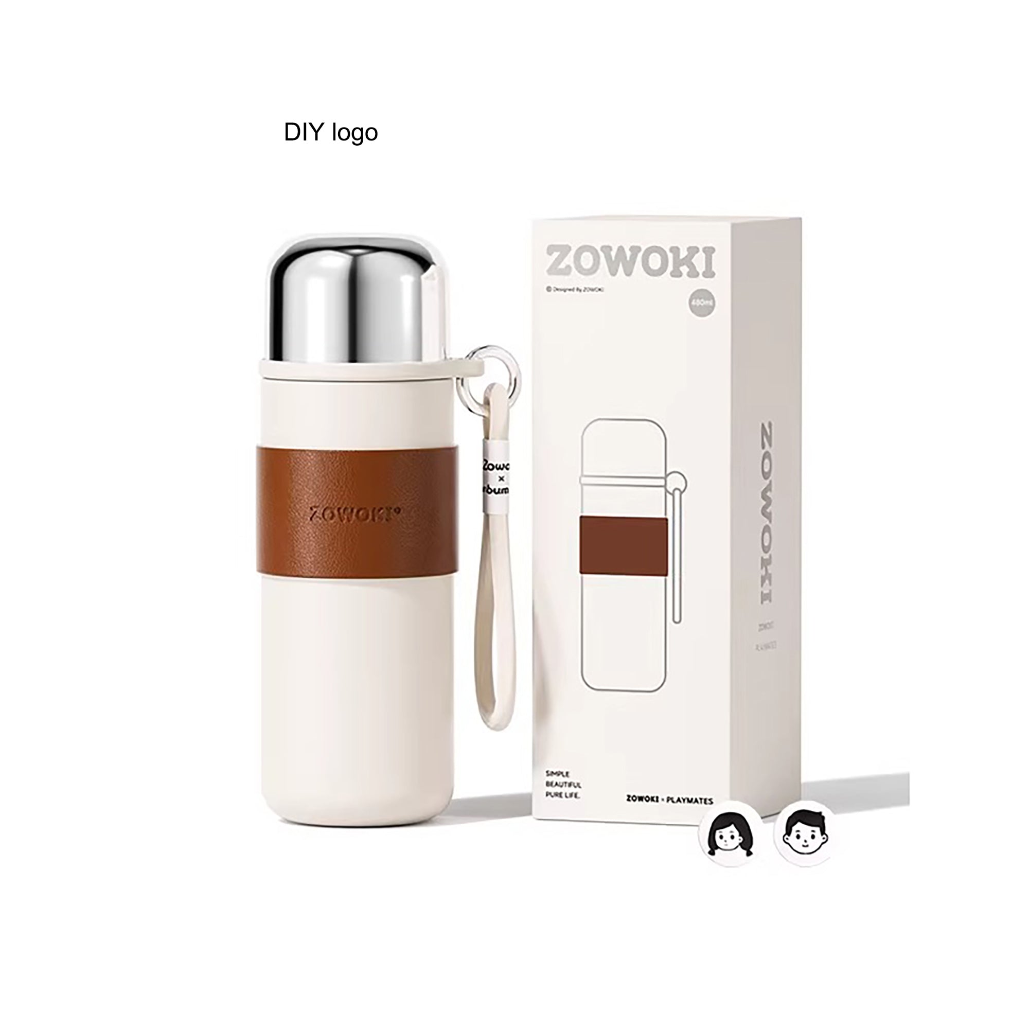 Bouteille isotherme 316 inox avec filtre intégré