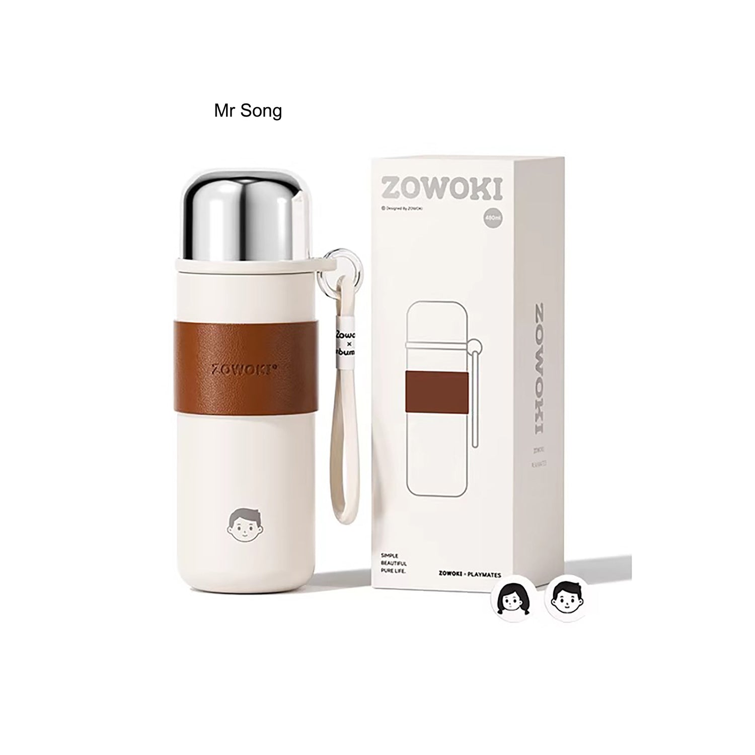 Bouteille isotherme 316 inox avec filtre intégré