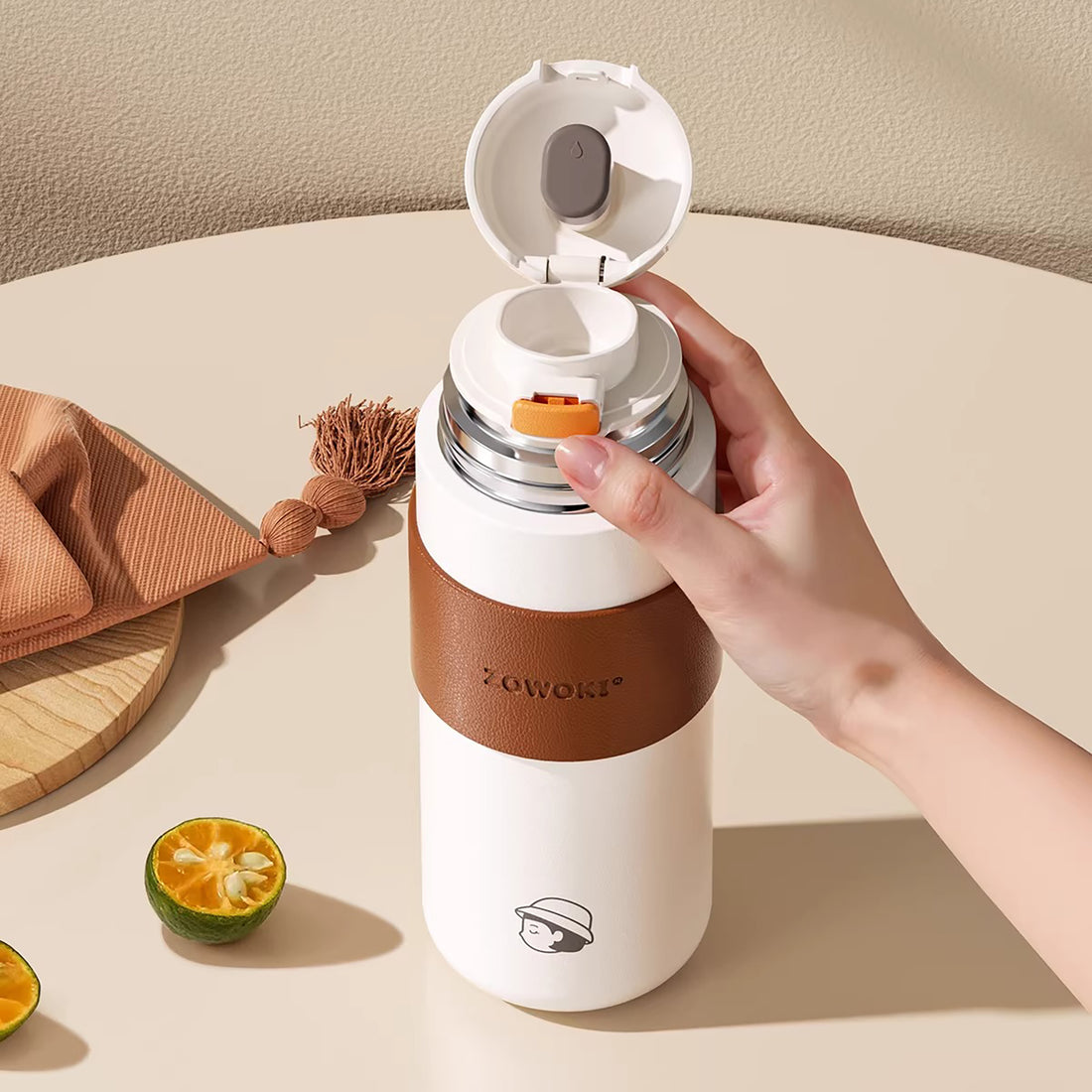 Bouteille isotherme 316 inox avec filtre intégré