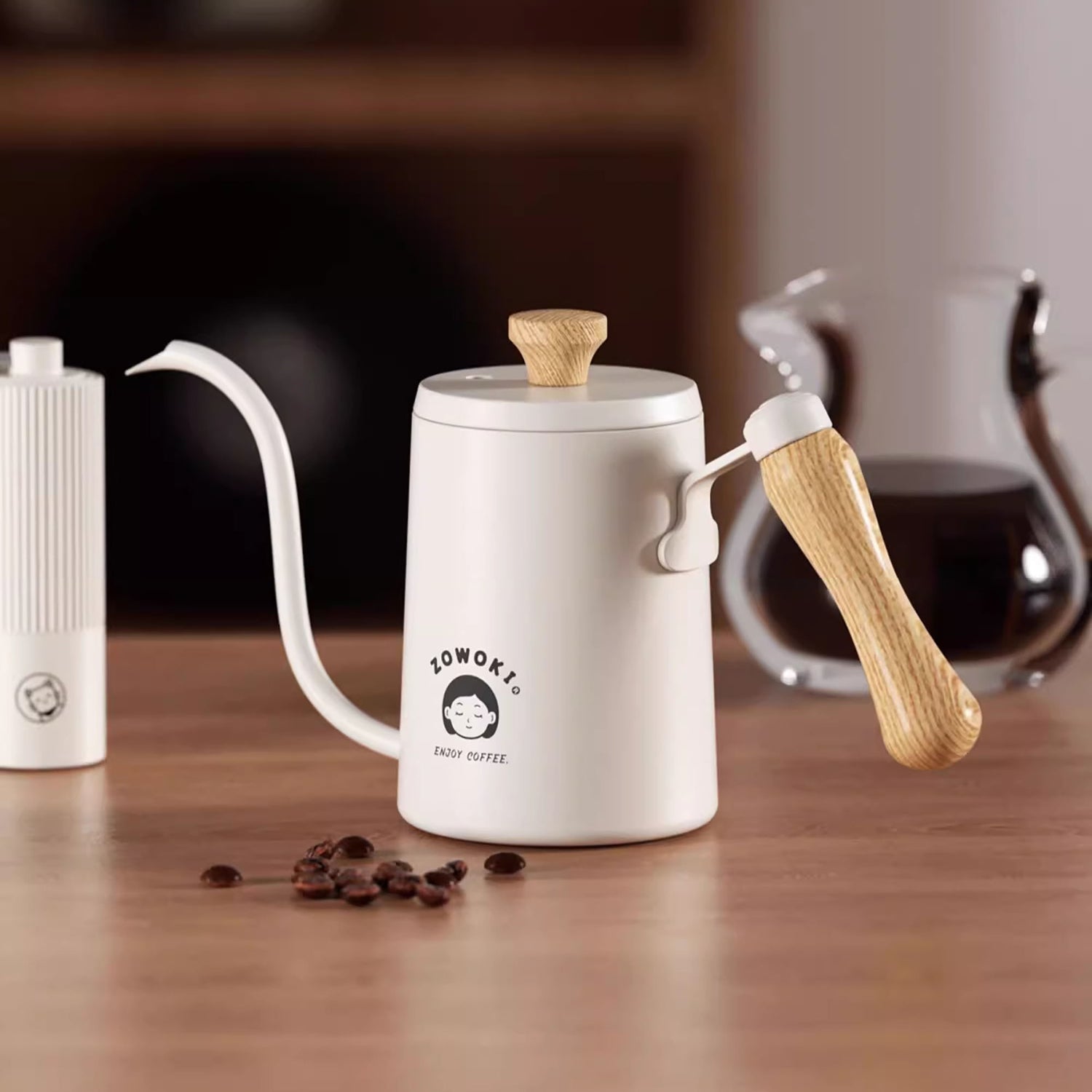 Cafetière Moka au Design Minimaliste Japonais