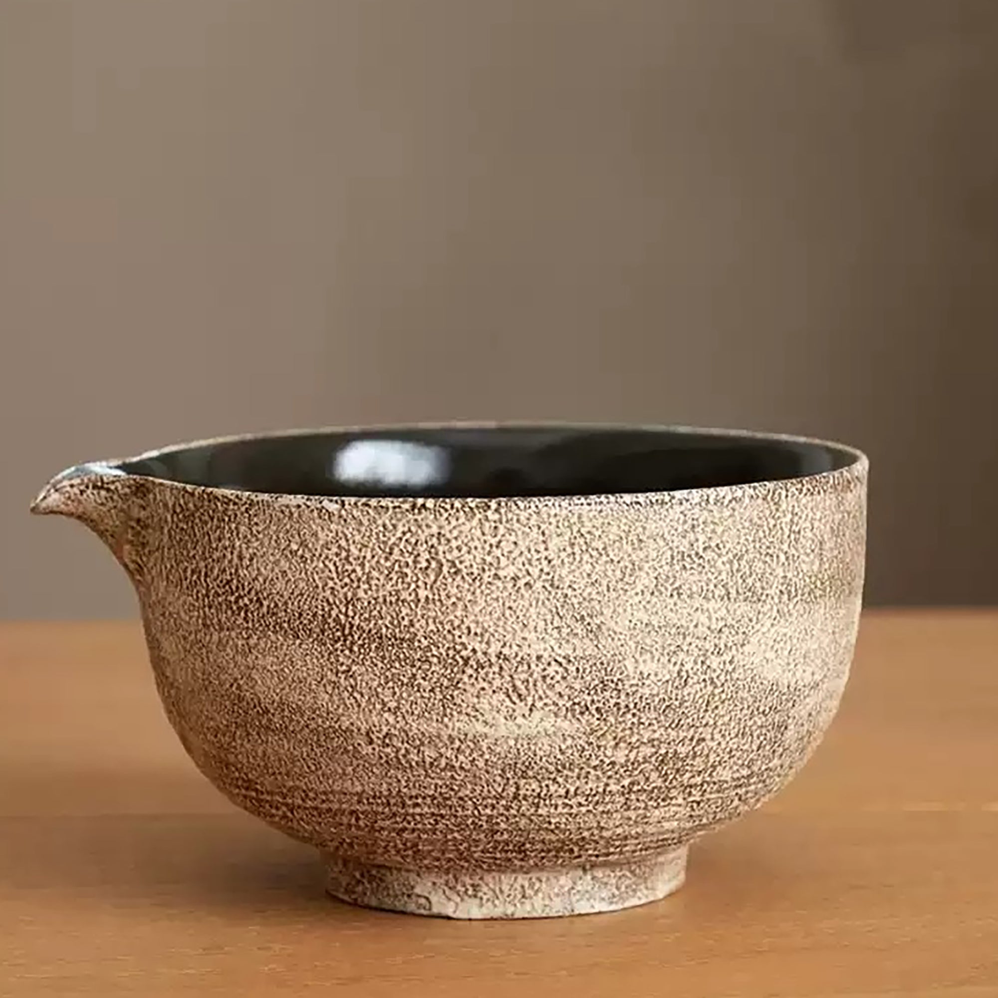 Service matcha en céramique effet pierre style Kohiki