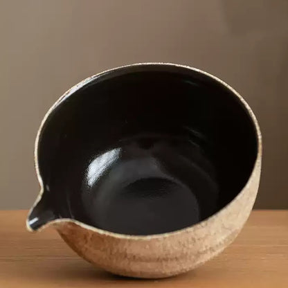 Service matcha en céramique effet pierre style Kohiki
