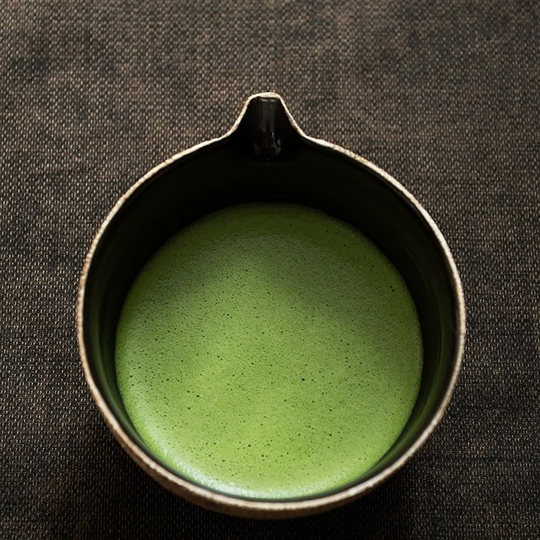 Service matcha en céramique effet pierre style Kohiki