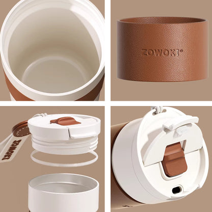 Bouteille isotherme à intérieur céramique portable