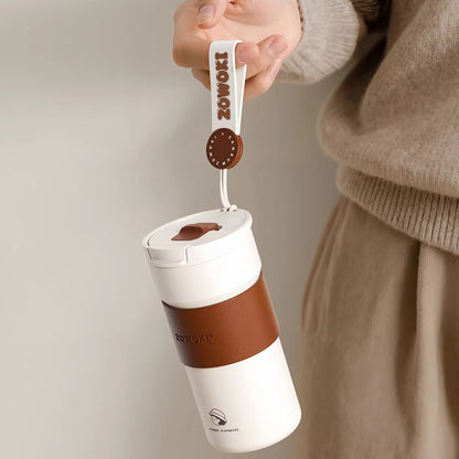 Bouteille isotherme à intérieur céramique portable