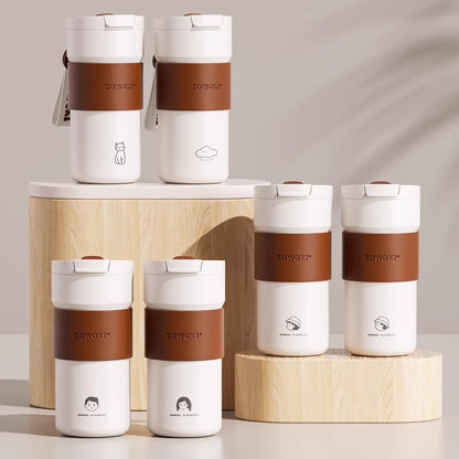 Bouteille isotherme à intérieur céramique portable